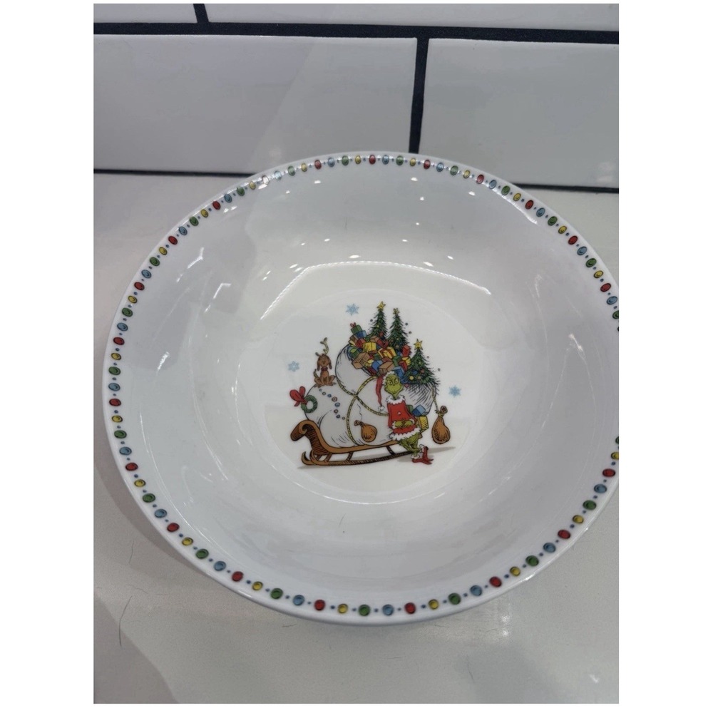 How The Grinch Stole Christmas Large Serving Bowl NEW